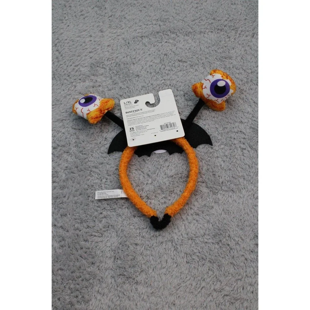 Bootique Halloween Eyeball Pet Headband Dog Costume L/XL Spooky